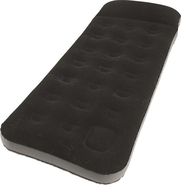 Luftbett Outwell Classic Single mit Kissen und Pumpe Farbe black and grey