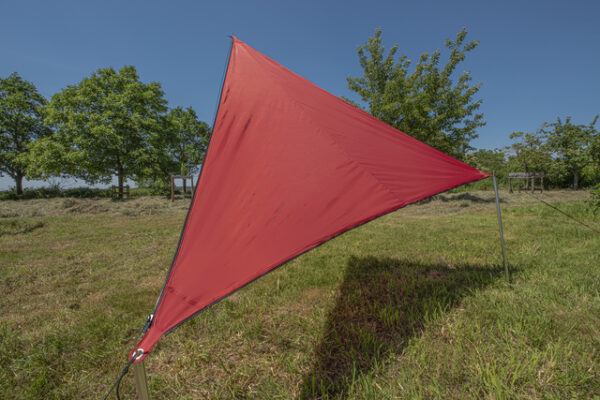 Sonnensegel BENT Zip-Canvas Farbe rot – Bild 2