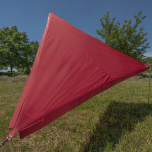 Sonnensegel BENT Zip-Protect Canvas Single Farbe rot