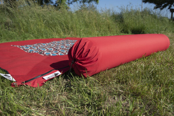 Kissenrolle BENT Zip-XL Lounger Farbe rot – Bild 2