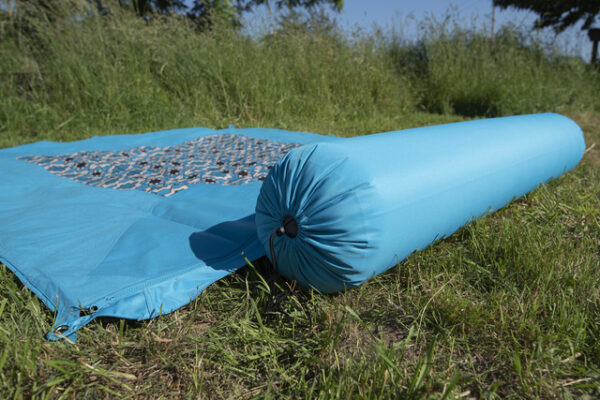 Kissenrolle BENT Zip-XL Lounger Farbe türkis – Bild 2