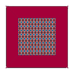 Teppich BENT Zip-Carpet Farbe orient rot