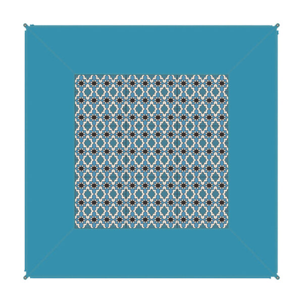 Teppich BENT Zip-Carpet Farbe karibik hellblau