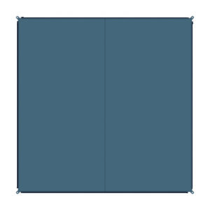 Teppich BENT Zip-Carpet Farbe uni dunkelgrau
