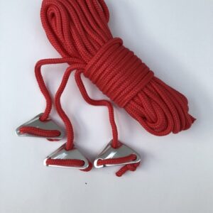 Abspannleine BENT _3 Stück_, Farbe rot