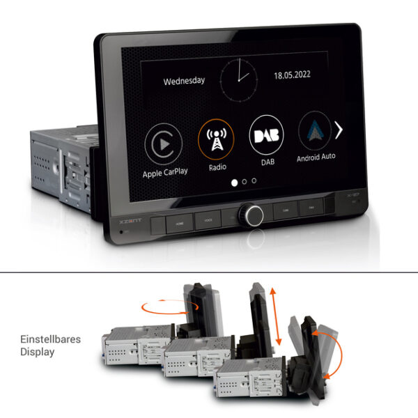 Infotainer XZENT X-127, mit CarPlay und Android Auto – Bild 3