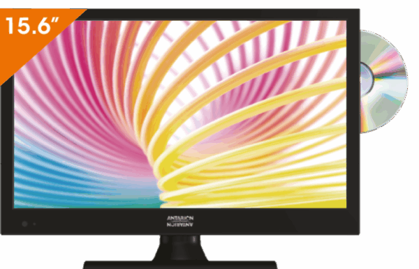 Fernseher ANTARION TV 16 Zoll DVD DVBT-2 Farbe schwarz