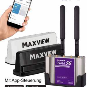 Antenne MAXVIEW Roam 5G Campervan 4x4 LTE/WiFi Farbe schwarz