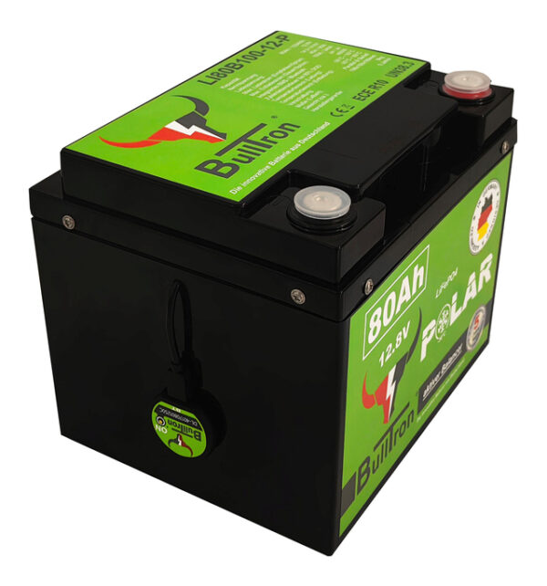 Batterie BullTron Polar 80 Ah LiFePO4 12,8 V Akku mit Smart BMS, Bluetooth App, aktiver Balancer und Heizung