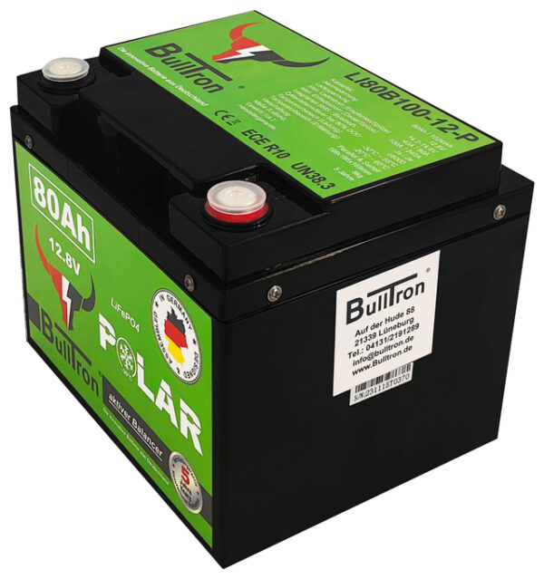 Batterie BullTron Polar 80 Ah LiFePO4 12,8 V Akku mit Smart BMS, Bluetooth App, aktiver Balancer und Heizung – Bild 3