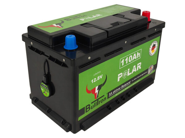 Batterie BullTron Polar 110 Ah LiFePO4 12,8 V Akku mit Smart BMS, Bluetooth App, aktiver Balancer und Heizung
