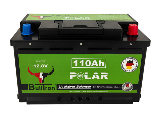 Batterie BullTron Polar 110 Ah LiFePO4 12,8 V Akku mit Smart BMS, Bluetooth App, aktiver Balancer und Heizung – Bild 2