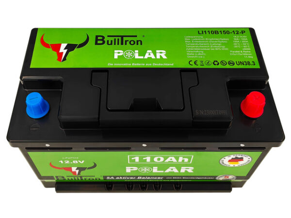 Batterie BullTron Polar 110 Ah LiFePO4 12,8 V Akku mit Smart BMS, Bluetooth App, aktiver Balancer und Heizung – Bild 4