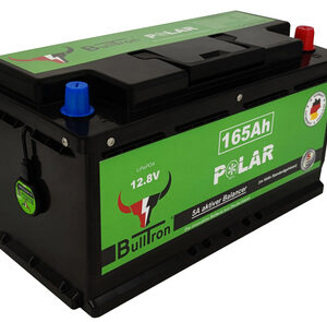 Batterie BullTron Polar 165 Ah LiFePO4 12,8 V Akku mit Smart BMS, Bluetooth App, aktiver Balancer und Heizung