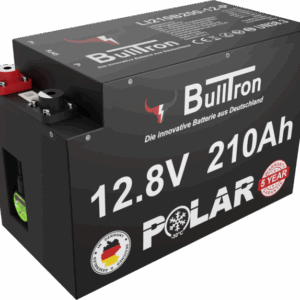 Batterie BullTron Polar 210 Ah LiFePO4 12,8 V Akku mit Smart BMS, Bluetooth App, aktiver Balancer und Heizung