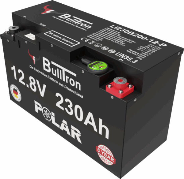 Batterie BullTron Polar 230Ah LiFePO4 12,8 V Akku mit Smart BMS, Bluetooth App, aktiver Balancer und Heizung – Bild 3