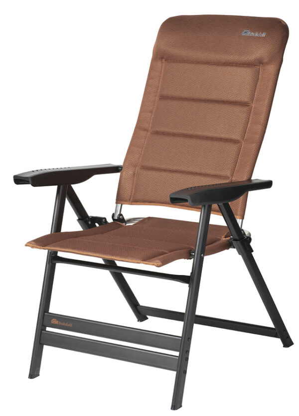 Klappstuhl Dukdalf Presto Farbe cognac / schwarz