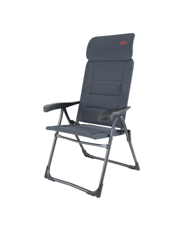 Campingstuhl CRESPO Air Deluxe Compact Fb. grau – Bild 2