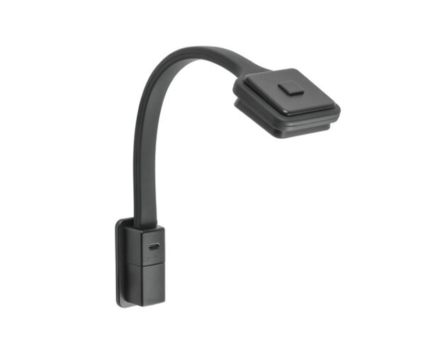 LED Schwanenhalsleuchten FAWO quadratisch Farbe schwarz
