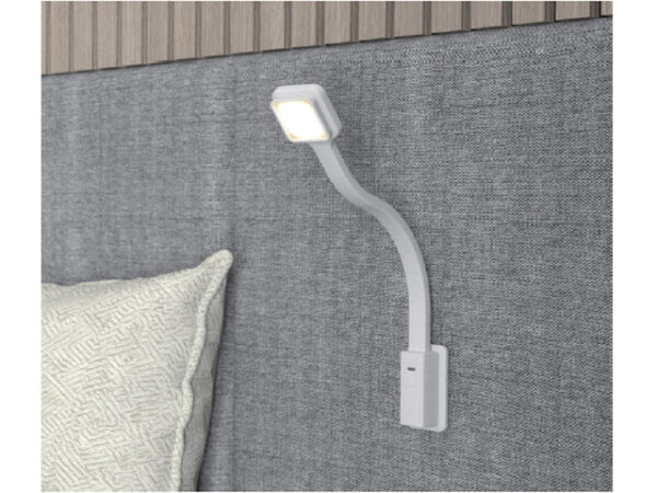 LED Schwanenhalsleuchten FAWO quadratisch Farbe weiß