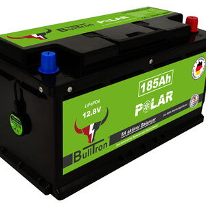 Batterie BullTron Polar 185 Ah LiFePO4 12,8 V Akku mit Smart BMS, Bluetooth App und Heizung 200 A