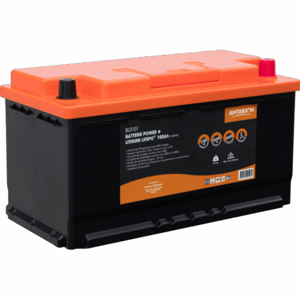 Batterie Lithium 100Ah Power + ANTARION Bluetooth