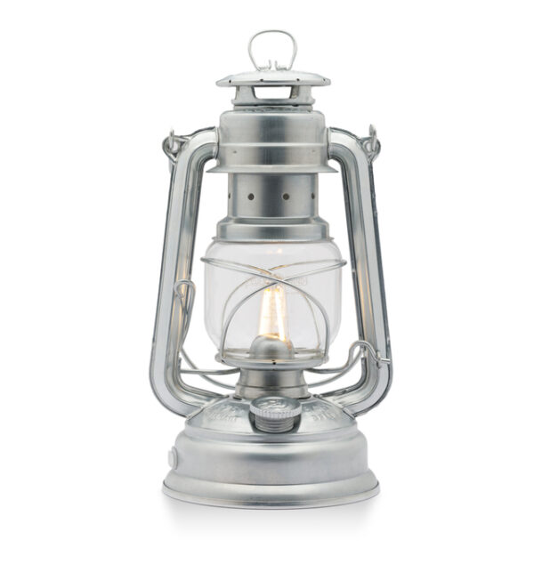 LED-Laterne Feuerhand TGO zink