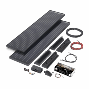 Solar-Komplettanlage BÜTTNER ELEKTRONIK 2 x 75 W slim short