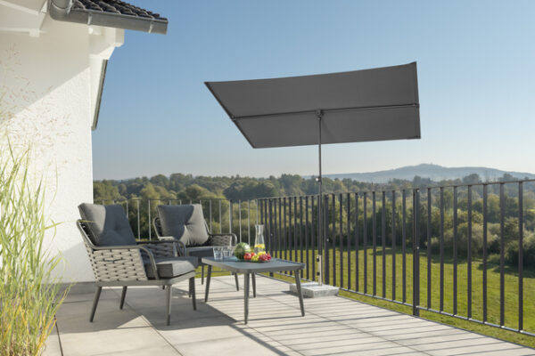 Sonnenschirm Schneider Schirme Avellino 180 x 130 Farbe anthrazit – Bild 8