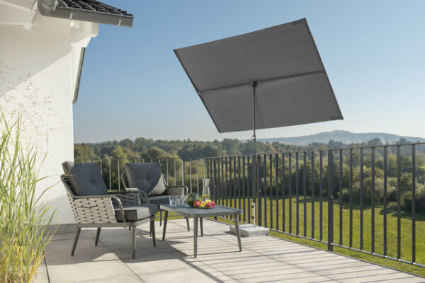 Sonnenschirm Schneider Schirme Avellino 180 x 130 Farbe anthrazit – Bild 9