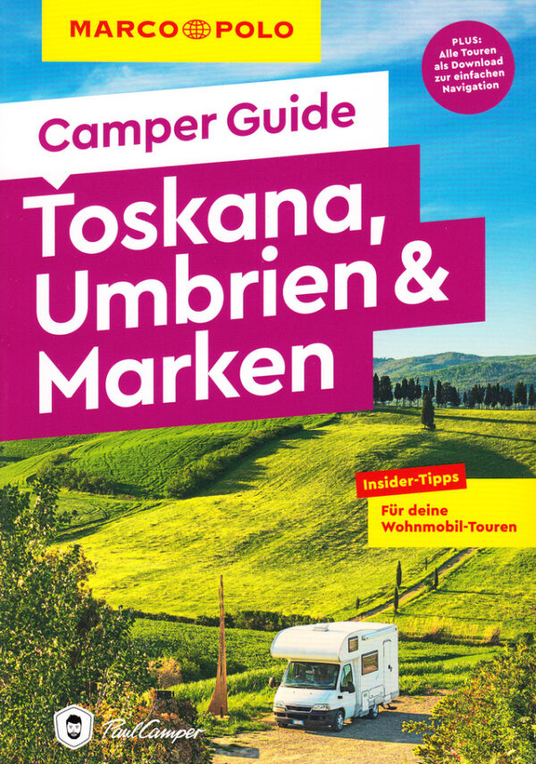 Camper Guide MARCO POLO Toskana, Umbrien & Marken