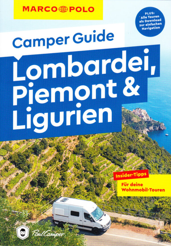 Camper Guide MARCO POLO Lombardei, Piemont & Ligurien