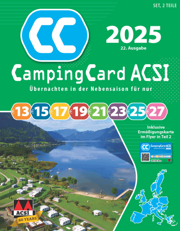 CampingCard ACSI 2025, deutsch