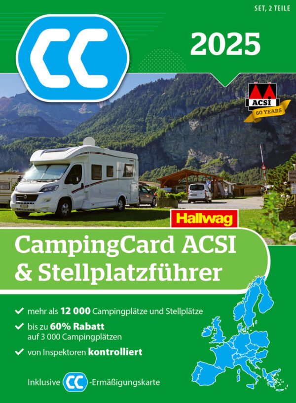 CampingCard ACSI & Stellplatzführer 2025