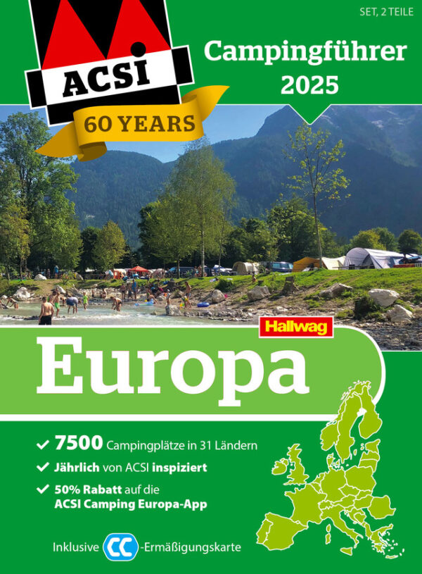 Campingführer Europa ACSI 2025
