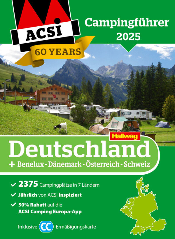 Campingführer Deutschland ACSI 2025