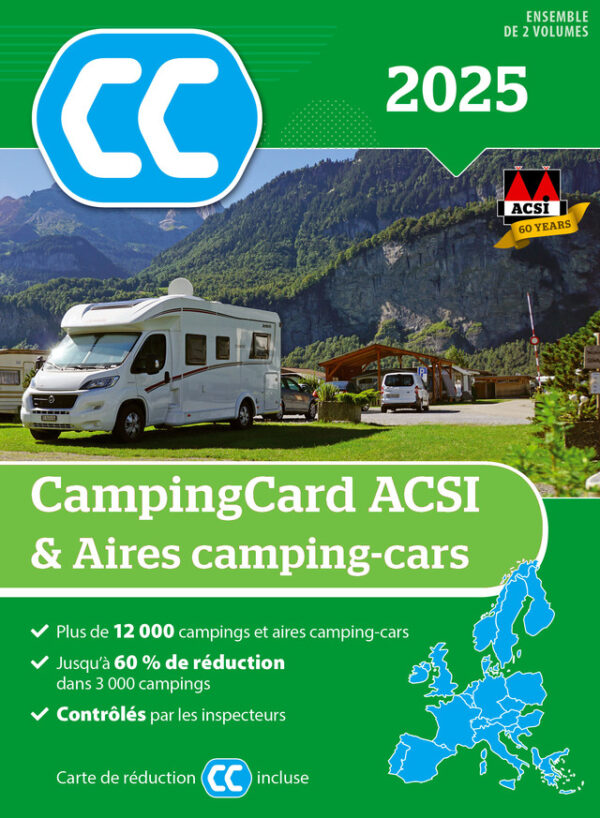 CampingCard & Aires camping-cars 2025, französisch