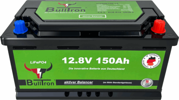 Batterie BullTron 150Ah LiFePO4 12,8V Akku mit 100A BMS – Bild 2