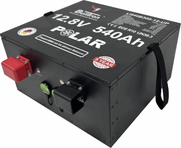 Batterie BullTron Untersitz Polar 540Ah LiFePO4 12,8V mit 300A Doppel-BMS – Bild 3