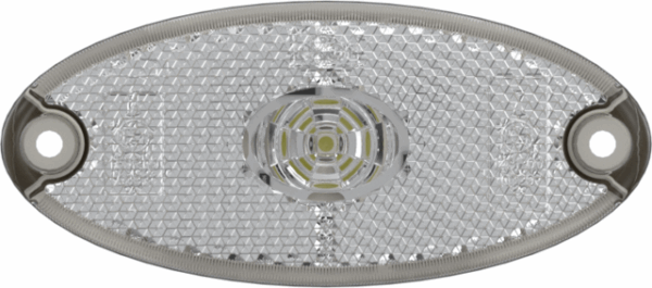 LED-Begrenzungsleuchte mit Rückstrahler Jokon PLR 2012, AK 700 mm, weiß
