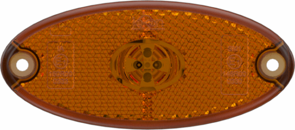 LED-Seitenmarkierungsleuchte mit Rückstrahler Jokon SMLR 2012, AK 200 mm, gelb