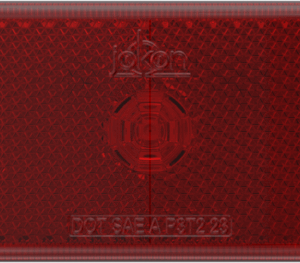 LED-Schlussleuchte mit Rückstrahler Jokon SR 2002, AK 100 mm, rot