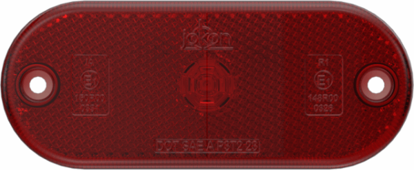 LED-Schlussleuchte mit Rückstrahler Jokon SR 2002, AK 100 mm, rot