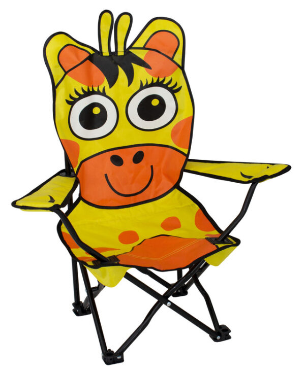 Kinderstuhl mit Tierdesign Eurotrail Motiv Giraffe faltbar inkl. Tasche