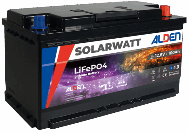 Solarwatt Batterie ALDEN LiFePO4 100 Ah Größe 355x175x188mm mit Heizung