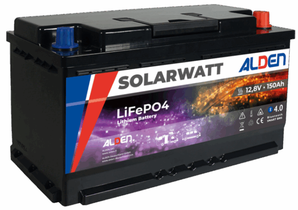 Solarwatt Batterie ALDEN LiFePO4 150 Ah Größe 355x175x188mm mit Heizung