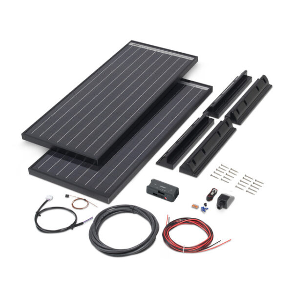 Autarkie Kit Power 1 Büttner Dometic MT 200 Power Black Line 1 x 200 Wp, Multifunktion display TD283 + MTLB 40