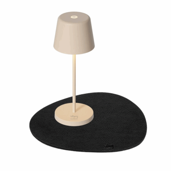 Magnet-Leuchte MONACO SAND silwy, inkl. Platzset