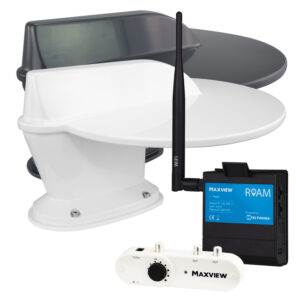 Roam COMBO Antenne MAXVIEW 4G/5G WiFi-Internet und terristische TV Antenne LTE/DVB, Farbe weiß