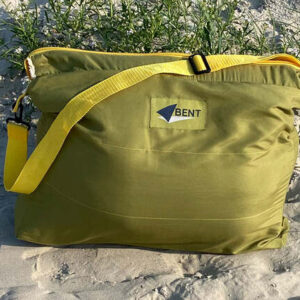 Bentcho Schlafsack BENT 200 x 80 cm inkl. Kapuze Scandi Uni grün